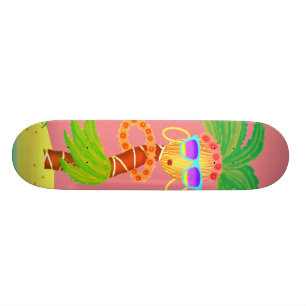 Skateboard Patinage de la fille Hula Palm
