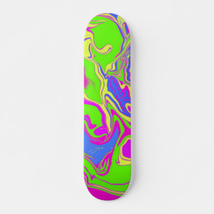 Skateboard Patinage de la marée noire de Neon