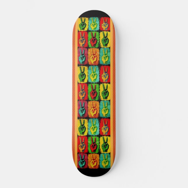 Skateboard Patinage de paix (Recto)