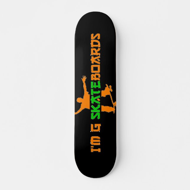 Skateboard Patinage de police de style étranger #1 (Devant)