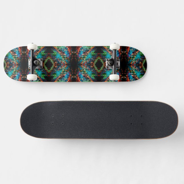 Skateboard Patinage de projection de couleur (Horz)