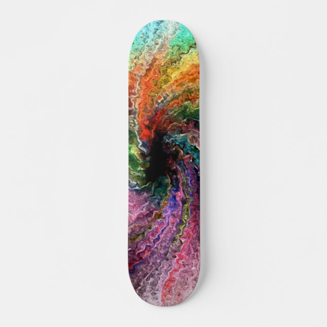 Skateboard Patinage de spectre de couleurs (Devant)