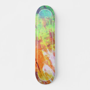 Skateboard Patinage de style Grunge de couleur
