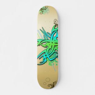 Skateboard Patinage de tatouage coloré