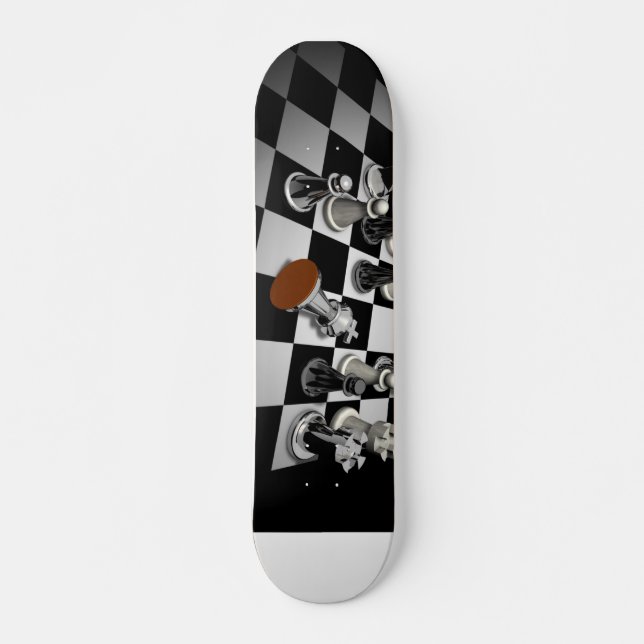 Skateboard Patinage d'échecs (Devant)
