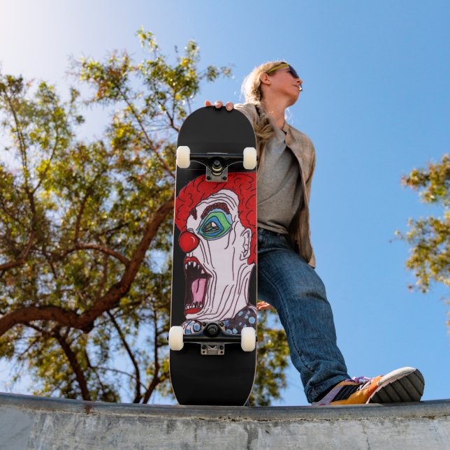 Skateboard Patinage DERANGED CLOWN (Extérieur 1)