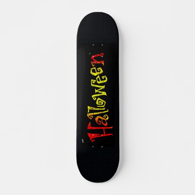 Skateboard Patinage d'Halloween (Devant)