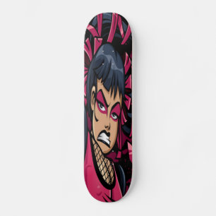 Skateboard Patinage d'obsession rose