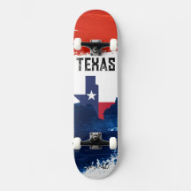 Patinage du drapeau du Texas