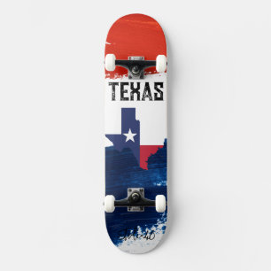 Skateboard Patinage du drapeau du Texas