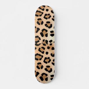 Skateboard Patinage Empreinte de léopard