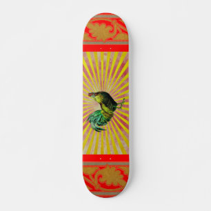 Skateboard Patinage en altitude et en brillance