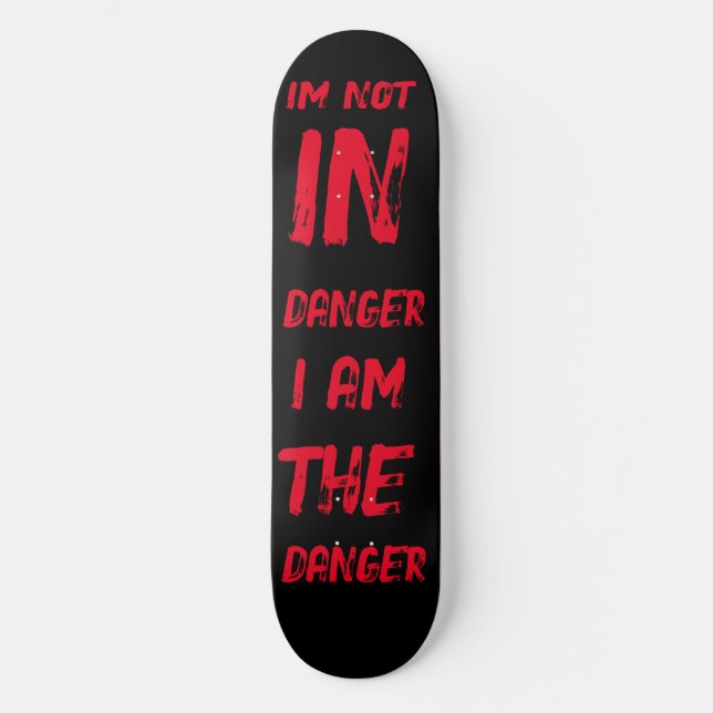 Skateboard Patinage en danger (Recto)