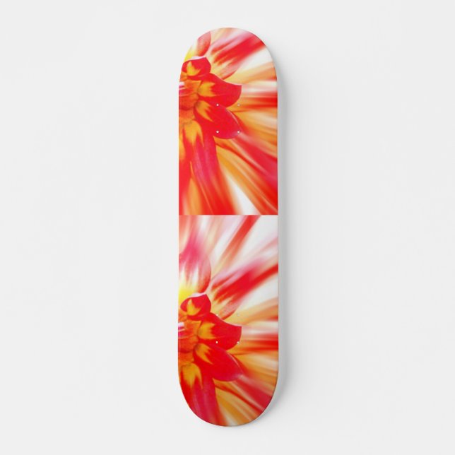 Skateboard Patinage en fleurs (Devant)