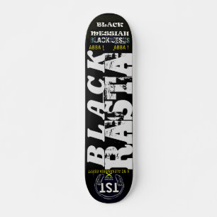 Skateboard Patinage en NOIR RASTA, pont de 7¾ po