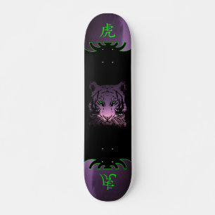 Skateboard Patinage en Tigre chinois
