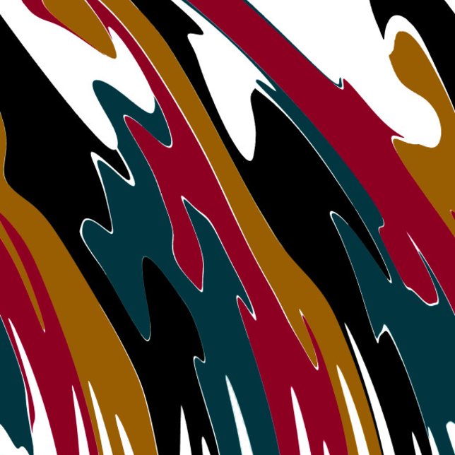 Skateboard Patinage épais Peinture Abstraite invrt (Créateur téléchargé)