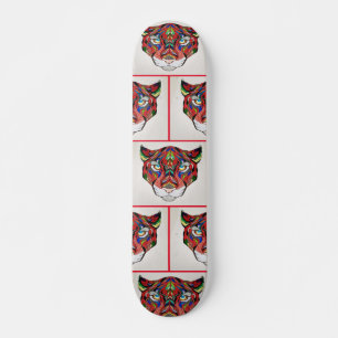 Skateboard Patinage Fierce Tiger