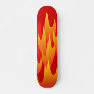 Skateboard Patinage Flames