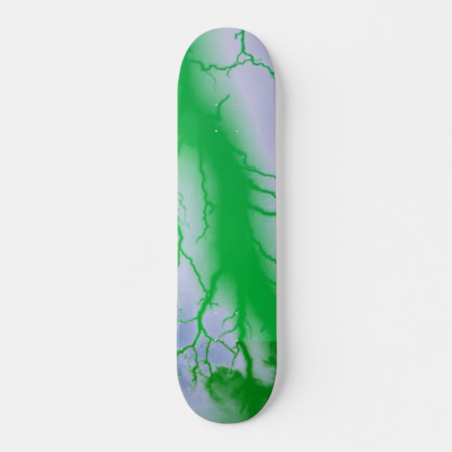 Skateboard Patinage Green Lightning (Devant)