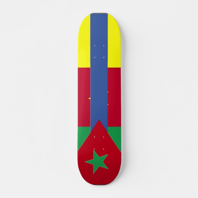 Skateboard Patinage Green Star (Devant)