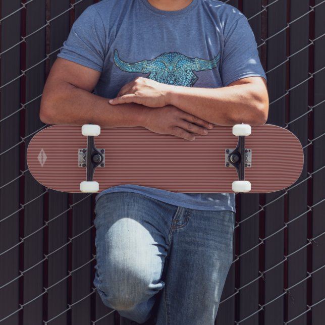 Skateboard Patinage HAMbWG à dégradé rouge foncé (Extérieur 3)
