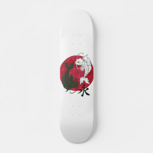 Skateboard Patinage japonais Koi Fish