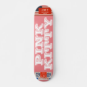Skateboard Patinage KITTY PINK, pont de 7 ¾ po