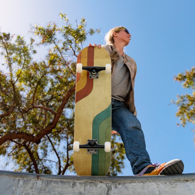 Skateboard Patinage les années 70 vintage (Extérieur 1)