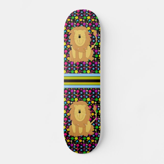 Skateboard Patinage Lion (Recto)
