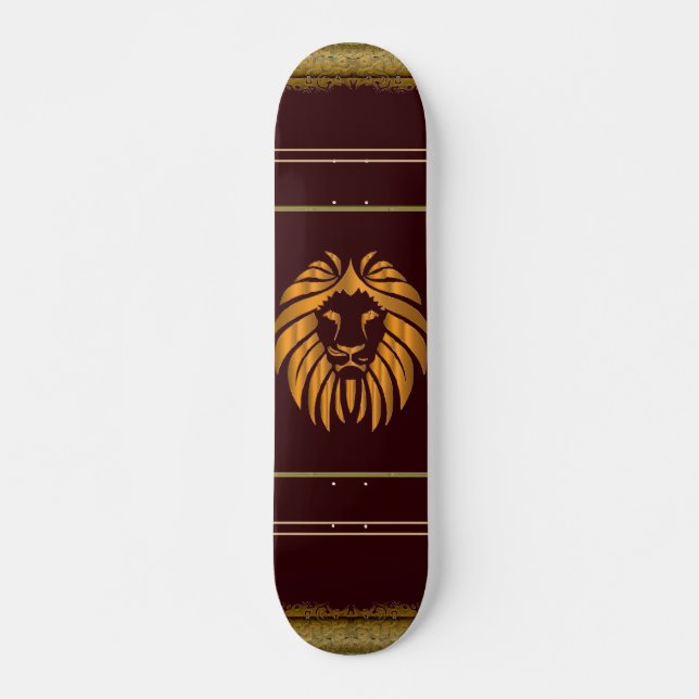 Skateboard Patinage Lion (Devant)