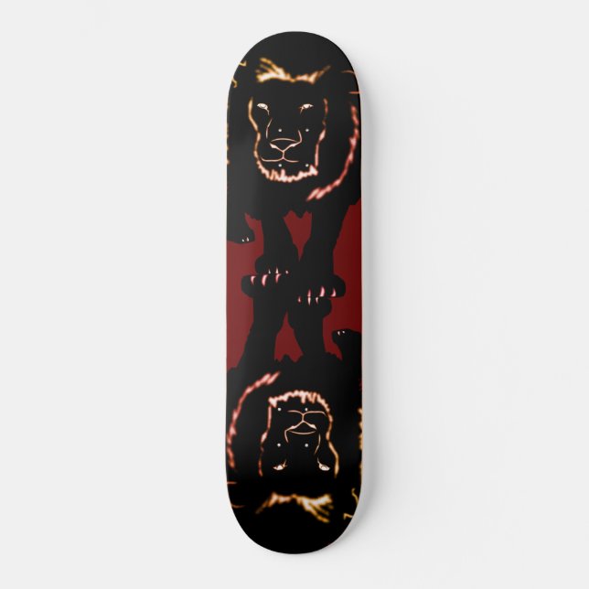 Skateboard Patinage Lion (Recto)