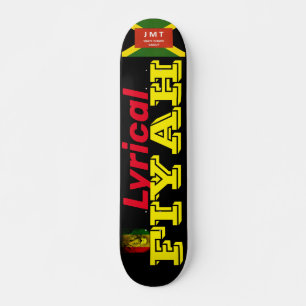 Skateboard Patinage LYRIQUE FIYAH, pont de 7 ¾ po