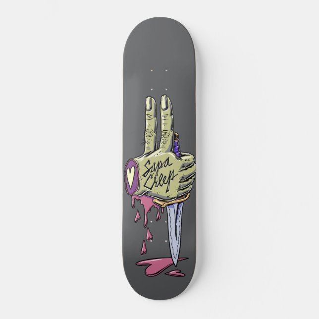 Skateboard Patinage manuel déplaisant Zombie 8.0 (Recto)