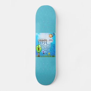 Skateboard Patinage Merci Flower