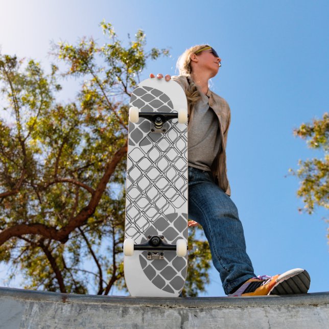 Skateboard Patinage Motif géométrique simple (Extérieur 1)