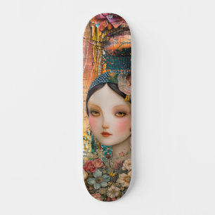 Skateboard Patinage multimédias Abstrait Art Wide Street