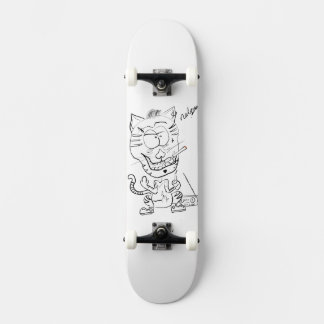 Skateboard Patinage Nelson Crazy Cat
