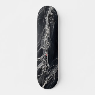 Skateboard Patinage noir et blanc