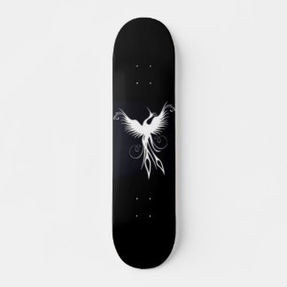 Skateboard Patinage noir et blanc Phoenix par Brow Bird