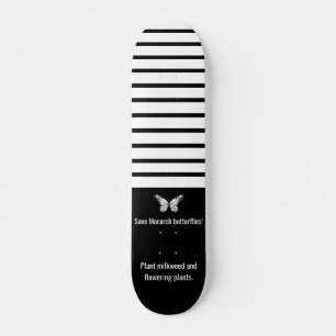 Skateboard Patinage papillon monarque