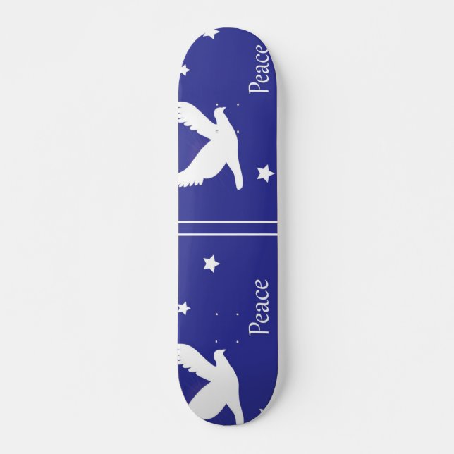 Skateboard Patinage Peace Dove (Devant)