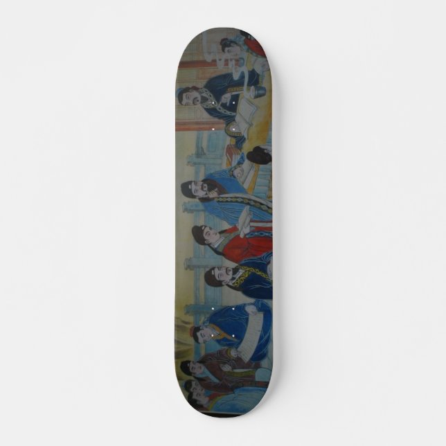 Skateboard Patinage peinture murale chinoise (Devant)