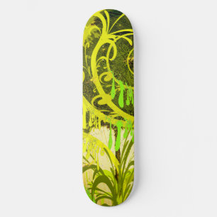 Skateboard Patinage peinture verte