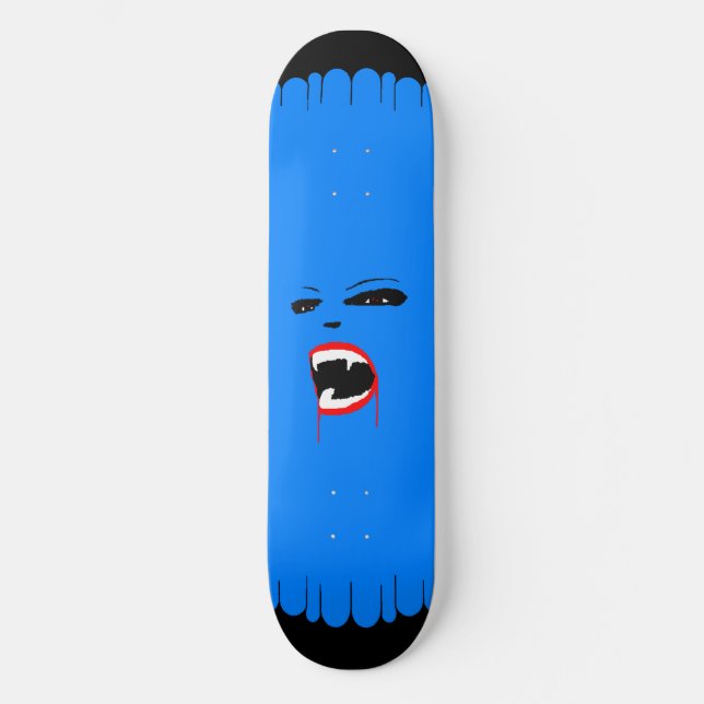 Skateboard Patinage personnalisé Vamp bleu (Recto)