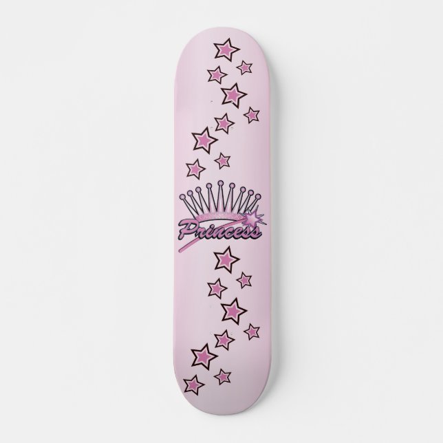 Skateboard Patinage Princess Crown (Devant)