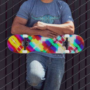 Skateboard Patinage principal Arc-en-ciel Abstrait
