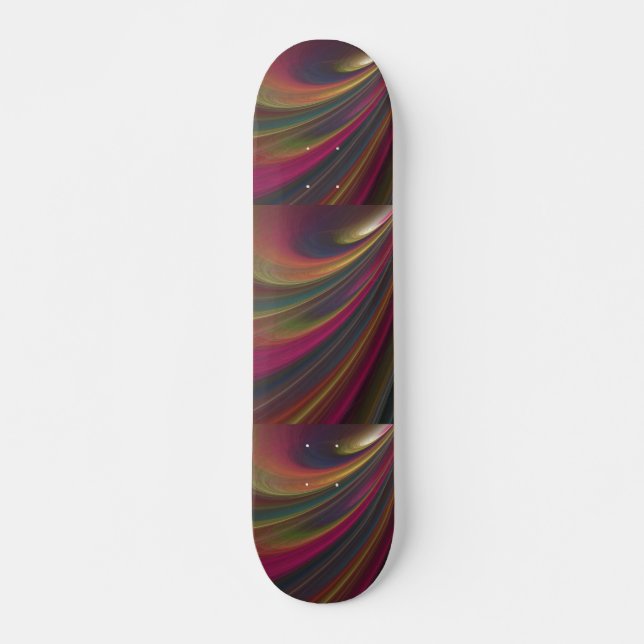 Skateboard Patinage Rainbow (Devant)