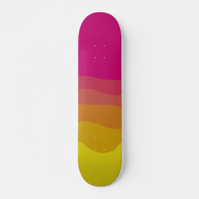 Skateboard Patinage Rainbow (Devant)
