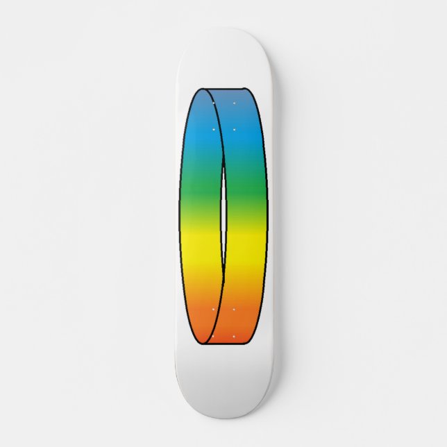Skateboard Patinage Rainbow Ring (Devant)